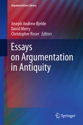 Cover: Essays on Argumentation in Antiquity - Springer