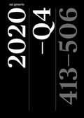 Cover: Artikelsammlung 2020-Q4 - sui generis Verlag f&uuml;r Open-Access-Publikationen