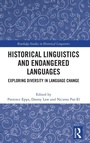 Cover: Historical Linguistics and Endangered Languages - Routledge
