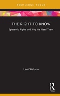 Cover: The Right to Know - Routledge