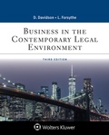 Cover: Business in the Contemporary Legal Environment - Aspen Publishing