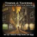 Cover: Towns & Taverns Books of Battle Mats - Loke BattleMats