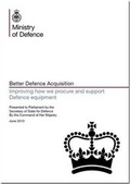 Cover: Better defence acquisition - TSO
