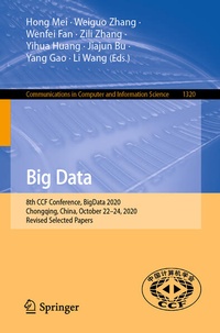 Enlarge image Cover: Big Data - Springer