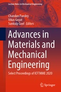 Cover: Advances in Materials and Mechanical Engineering - Springer