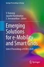 Cover: Emerging Solutions for e-Mobility and Smart Grids - Springer