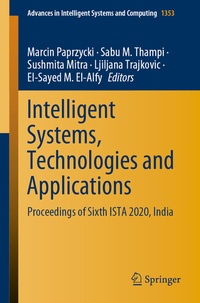 Enlarge image Cover: Intelligent Systems, Technologies and Applications - Springer