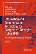 Cover: Information and Communication Technology for Competitive Strategies (ICTCS 2020) - Springer