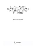 Cover: Minimalist Investigations in Linguistic Theory - Routledge