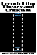 Cover: French Film Theory and Criticism, Volume 2 - Princeton University Press