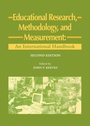 Cover: Educational Research, Methodology and Measurement - Elsevier