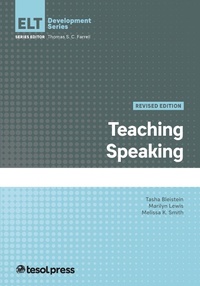 Enlarge image Cover: Teaching Speaking, Revised Edition - TESOL Press