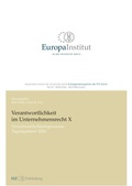 Cover: Verantwortlichkeit im Unternehmensrecht X - buch & netz