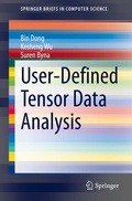Cover: User-Defined Tensor Data Analysis - Springer
