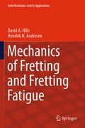 Cover: Mechanics of Fretting and Fretting Fatigue - Springer
