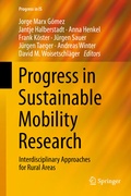 Cover: Progress in Sustainable Mobility Research - Springer
