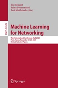 Cover: Machine Learning for Networking - Springer