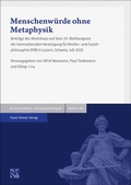 Cover: Menschenw&uuml;rde ohne Metaphysik - Franz Steiner Verlag