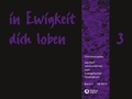 Cover: In Ewigkeit Dich Loben, Band 3 - Breitkopf & H&auml;rtel