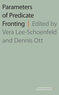 Enlarge image Cover: Parameters of Predicate Fronting - Oxford University Press Inc