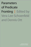 Cover: Parameters of Predicate Fronting - Oxford University Press Inc