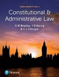 Cover: Constitutional and Administrative Law - Pearson Education Limited