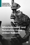 Cover: Whistleblowing and Retaliation in the United Nations - Bristol University Press