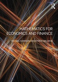 Cover: Mathematics for Economics and Finance - Routledge