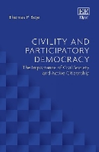 Enlarge image Cover: Civility and Participatory Democracy - Edward Elgar Publishing
