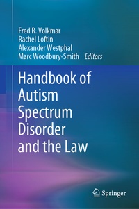 Cover of  Handbook of Autism Spectrum Disorder and the Law - Springer