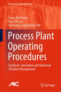 Enlarge image Cover: Process Plant Operating Procedures - Springer
