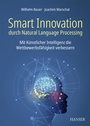 Cover: Smart Innovation durch Natural Language Processing - Hanser