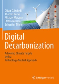 Enlarge image Cover: Digital Decarbonization - Springer Vieweg