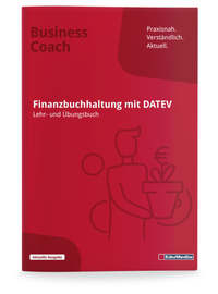 Abbildung von: Finanzbuchführung mit DATEV Lehr- und Übungsbuch - EduMedia GmbH