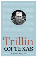 Cover: Trillin on Texas - University of Texas Press