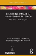 Cover: Delivering Impact in Management Research - Routledge
