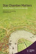 Cover: Star Chamber Matters 2021 - University of London Press