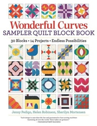 Enlarge image Cover: Wonderful Curves Sampler Quilt Block Book - Landauer Publishing
