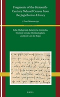 Cover: Fragments of the Sixteenth-Century Nahuatl Census from the Jagiellonian Library - Brill