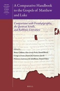Cover: A Comparative Handbook to the Gospels of Matthew and Luke - Brill