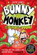 Cover: Bunny vs Monkey and the League of Doom (a Phoenix Comic Book, from the multi-million-selling creative genius Jamie Smart) - DFB Phoenix