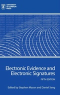 Cover: Electronic Evidence and Electronic Signatures - University of London Press