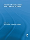 Cover: Narrative Developments from Chaucer to Defoe - Routledge