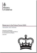 Cover: Reserves in the Future Force 2020 - TSO