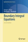 Cover: Boundary Integral Equations - Springer