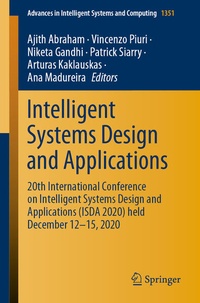 Enlarge image Cover: Intelligent Systems Design and Applications - Springer