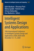 Cover: Intelligent Systems Design and Applications - Springer