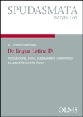 Cover: M. Terenti Varronis: De lingua Latina IX - Georg Olms Verlag