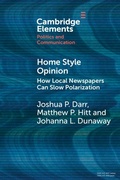 Cover: Home Style Opinion - Cambridge University Press