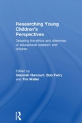 Cover: Researching Young Children's Perspectives - Routledge
